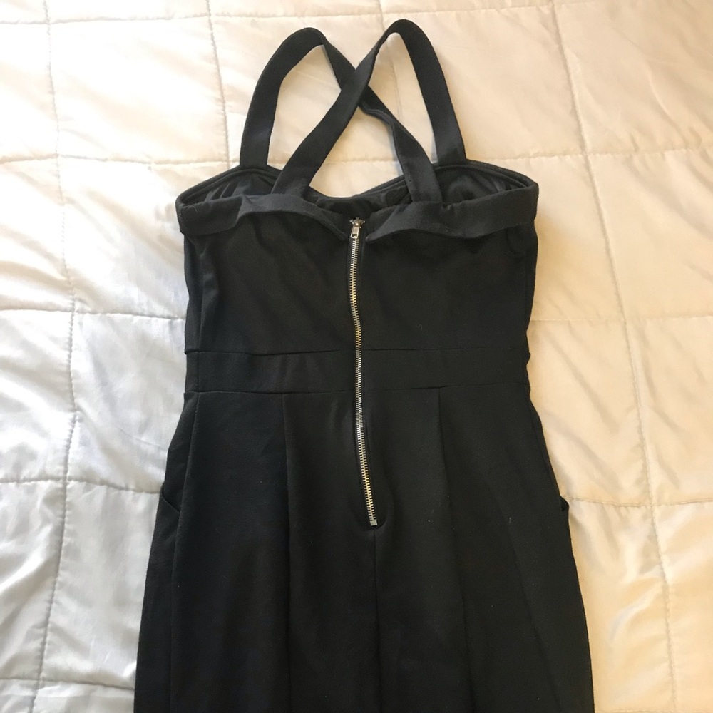 Black dress with pockets